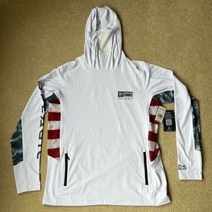 Pelagic hooded long sleeve Men’s Performance T-shirt